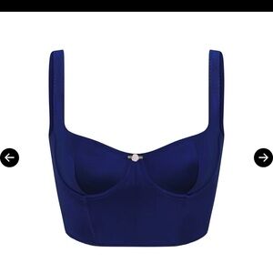 SKIMS Midnight Blue Bustier